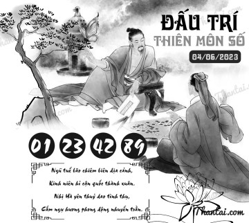 ĐẤU TRÍ THIÊN MÔN SỐ 04/06/2023