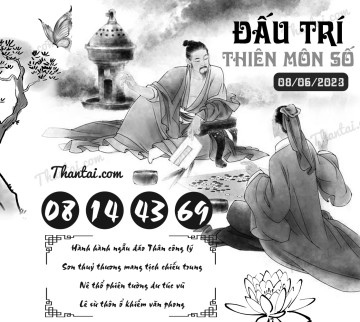 ĐẤU TRÍ THIÊN MÔN SỐ 08/06/2023