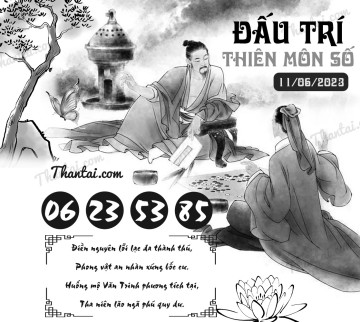 ĐẤU TRÍ THIÊN MÔN SỐ 11/06/2023
