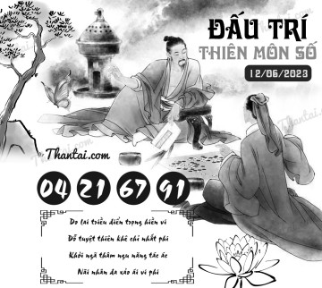 ĐẤU TRÍ THIÊN MÔN SỐ 12/06/2023