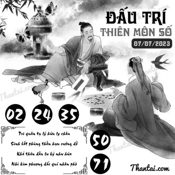 ĐẤU TRÍ THIÊN MÔN SỐ 07/07/2023