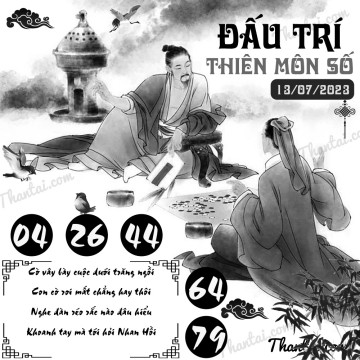 ĐẤU TRÍ THIÊN MÔN SỐ 13/07/2023