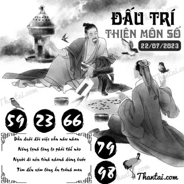 ĐẤU TRÍ THIÊN MÔN SỐ 22/07/2023