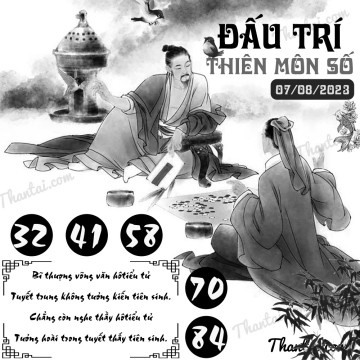 ĐẤU TRÍ THIÊN MÔN SỐ 07/08/2023