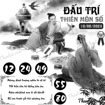 ĐẤU TRÍ THIÊN MÔN SỐ 10/08/2023