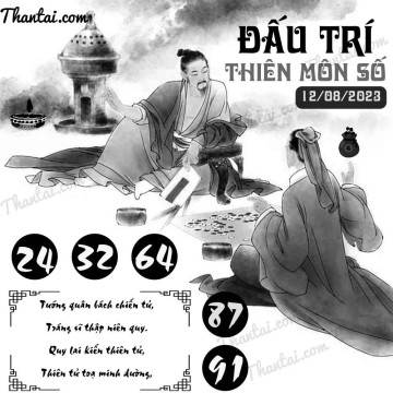 ĐẤU TRÍ THIÊN MÔN SỐ 12/08/2023