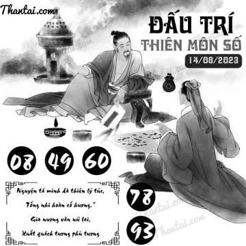 ĐẤU TRÍ THIÊN MÔN SỐ 14/08/2023