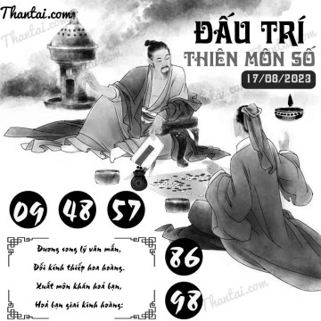 ĐẤU TRÍ THIÊN MÔN SỐ 17/08/2023