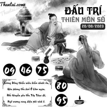 ĐẤU TRÍ THIÊN MÔN SỐ 20/08/2023