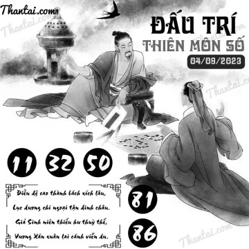 ĐẤU TRÍ THIÊN MÔN SỐ 04/09/2023