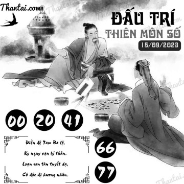 ĐẤU TRÍ THIÊN MÔN SỐ 15/09/2023