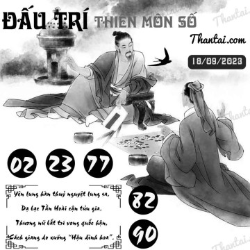 ĐẤU TRÍ THIÊN MÔN SỐ 18/09/2023