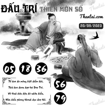 ĐẤU TRÍ THIÊN MÔN SỐ 20/09/2023