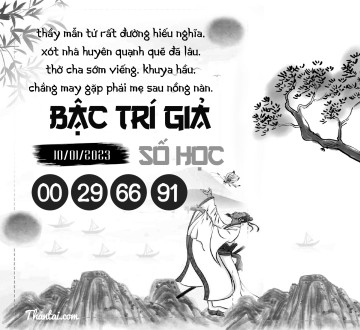 BẬC TRÍ GIẢ SỐ HỌC 10/01/2023