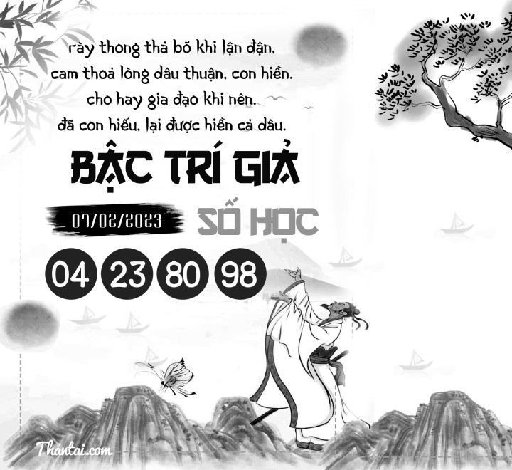 BẬC TRÍ GIẢ SỐ HỌC 23/01/2023