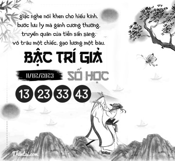 BẬC TRÍ GIẢ SỐ HỌC 11/02/2023