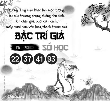 BẬC TRÍ GIẢ SỐ HỌC 14/02/2023