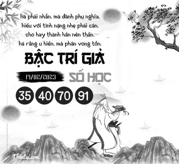 BẬC TRÍ GIẢ SỐ HỌC 17/02/2023