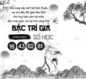 BẬC TRÍ GIẢ SỐ HỌC 21/02/2023