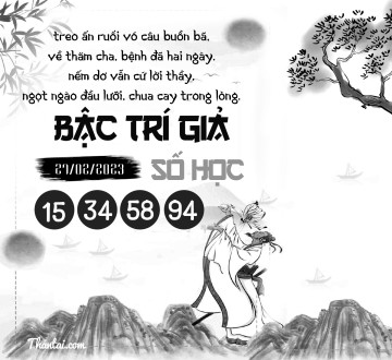 BẬC TRÍ GIẢ SỐ HỌC 27/02/2023