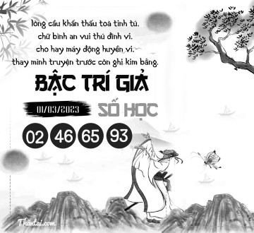 BẬC TRÍ GIẢ SỐ HỌC 01/03/2023