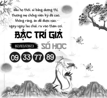 BẬC TRÍ GIẢ SỐ HỌC 02/03/2023