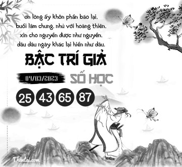 BẬC TRÍ GIẢ SỐ HỌC 04/03/2023