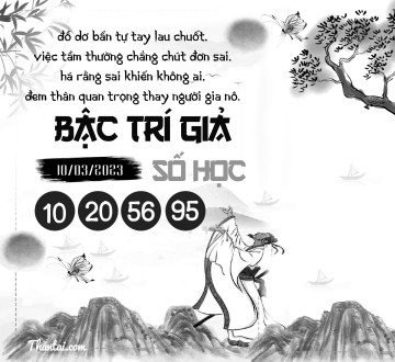 BẬC TRÍ GIẢ SỐ HỌC 10/03/2023