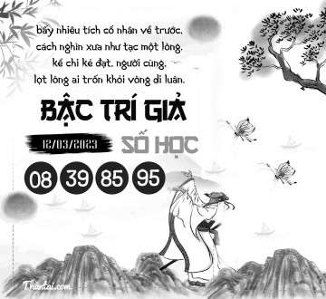 BẬC TRÍ GIẢ SỐ HỌC 12/03/2023