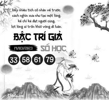 BẬC TRÍ GIẢ SỐ HỌC 14/03/2023