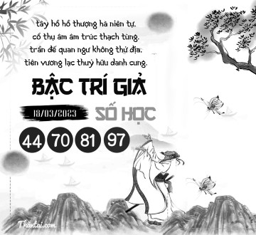 BẬC TRÍ GIẢ SỐ HỌC 18/03/2023