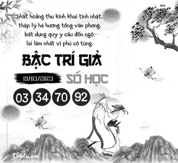 BẬC TRÍ GIẢ SỐ HỌC 19/03/2023