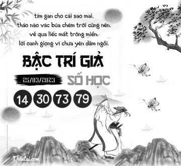 BẬC TRÍ GIẢ SỐ HỌC 25/03/2023