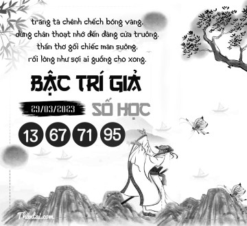 BẬC TRÍ GIẢ SỐ HỌC 29/03/2023