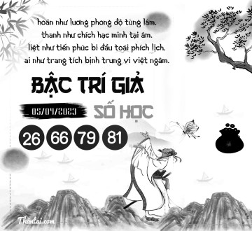 BẬC TRÍ GIẢ SỐ HỌC 05/04/2023