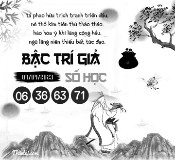 BẬC TRÍ GIẢ SỐ HỌC 07/04/2023