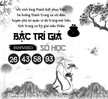 BẬC TRÍ GIẢ SỐ HỌC 09/04/2023