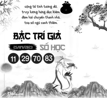 BẬC TRÍ GIẢ SỐ HỌC 25/04/2023