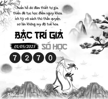 BẬC TRÍ GIẢ SỐ HỌC 01/05/2023