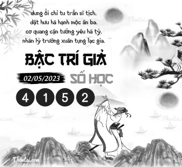 BẬC TRÍ GIẢ SỐ HỌC 02/05/2023