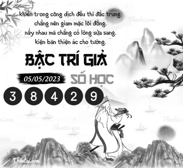 BẬC TRÍ GIẢ SỐ HỌC 05/05/2023