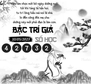 BẬC TRÍ GIẢ SỐ HỌC 10/05/2023