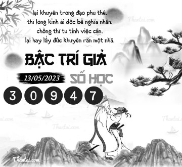 BẬC TRÍ GIẢ SỐ HỌC 13/05/2023