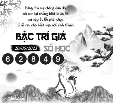 BẬC TRÍ GIẢ SỐ HỌC 20/05/2023