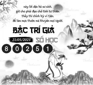 BẬC TRÍ GIẢ SỐ HỌC 21/05/2023