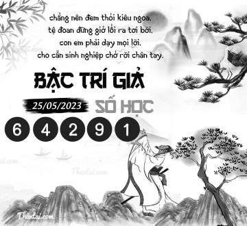 BẬC TRÍ GIẢ SỐ HỌC 25/05/2023