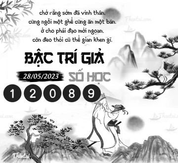 BẬC TRÍ GIẢ SỐ HỌC 28/05/2023