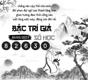 BẬC TRÍ GIẢ SỐ HỌC 30/05/2023