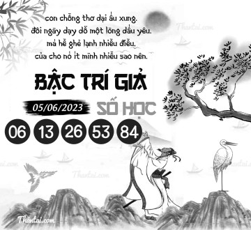 BẬC TRÍ GIẢ SỐ HỌC 05/06/2023