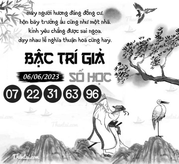 BẬC TRÍ GIẢ SỐ HỌC 06/06/2023